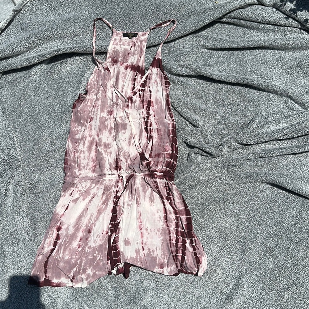 Tie-Dye Purple Romper